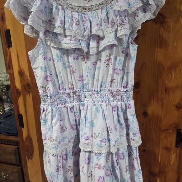LoveShackFancy Floral Ruffle Dress - Picture 7 of 9